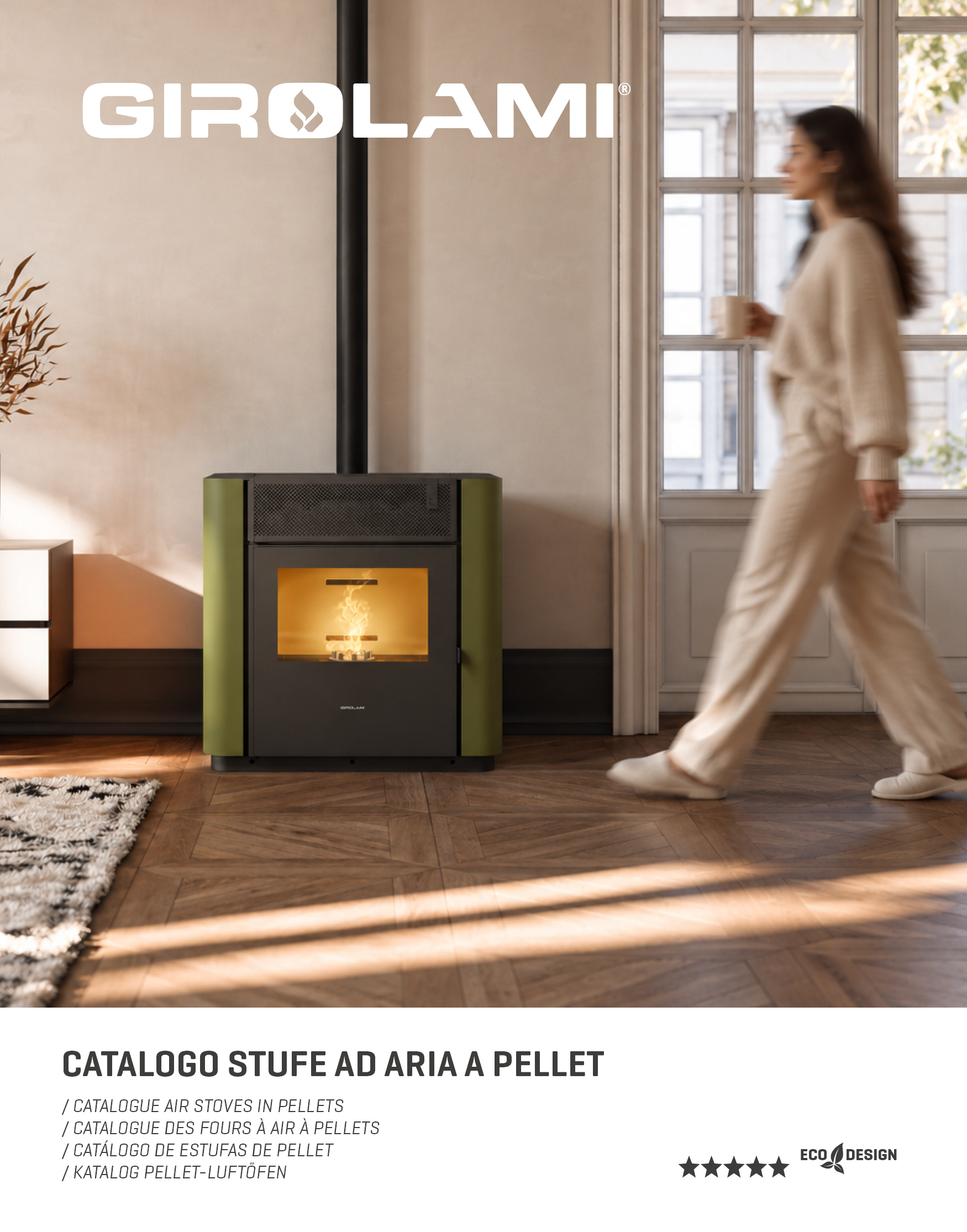 Stufe ad aria a pellet